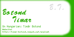 botond timar business card